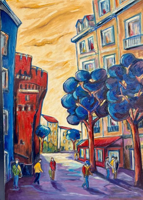 Perpignan vers le Castellet 70x50
